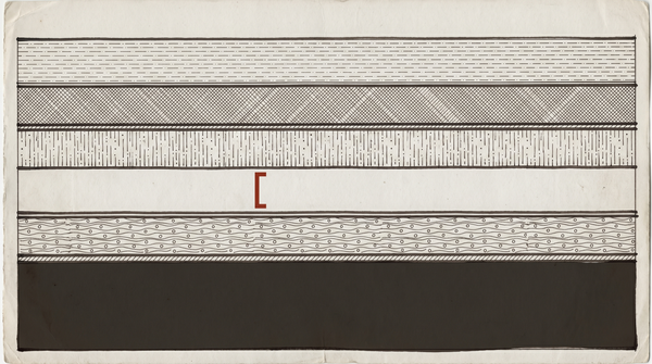 Architectural blueprint of a cognitive system with one conspicuously blank layer — the Knowledge layer absent from an otherwise intact diagram